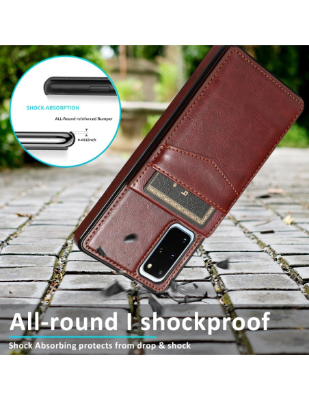 Cover Galaxy S20 Plus PC + TPU Marrone | Melacompro