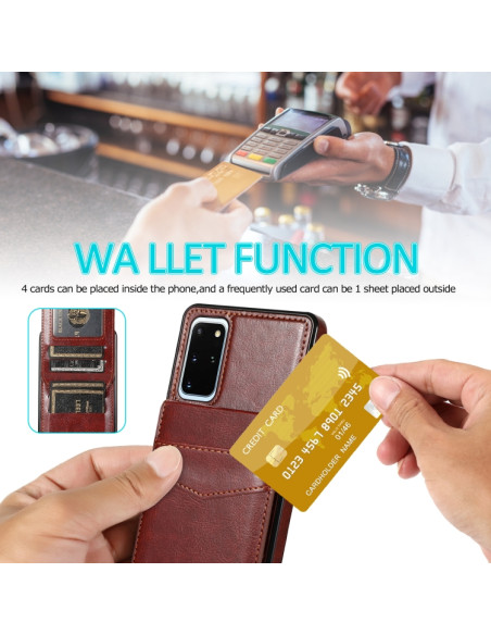 Cover Galaxy S20 Plus PC + TPU Marrone | Melacompro