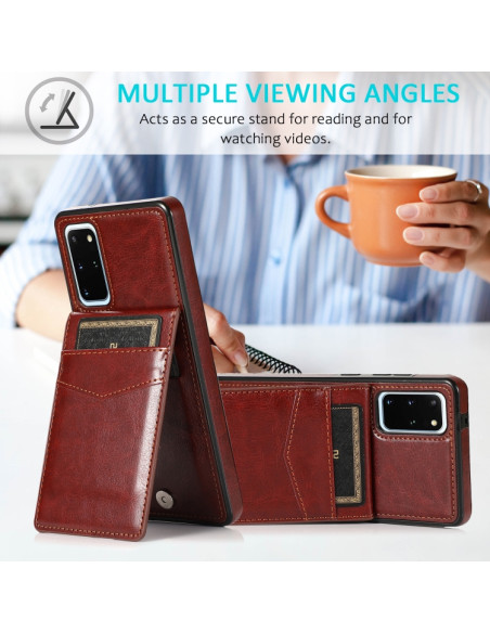 Cover Galaxy S20 Plus PC + TPU Marrone | Melacompro