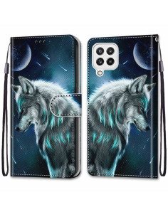 Cover Galaxy A22 4G Pelle PU Portafoglio | Melacompro 2