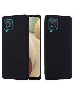 Cover Galaxy A22 4G Silicone Giallo Antiurto Nero