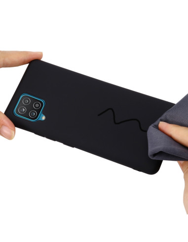 Cover Galaxy A22 4G Silicone Giallo Nero | Melacompro