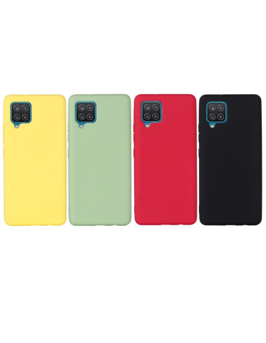 Cover Galaxy A22 4G Silicone Giallo Nero | Melacompro