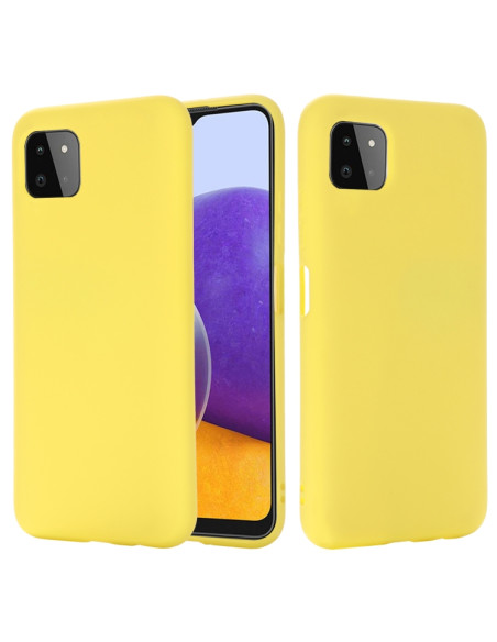Cover Galaxy A22 5G Silicone Giallo | Melacompro