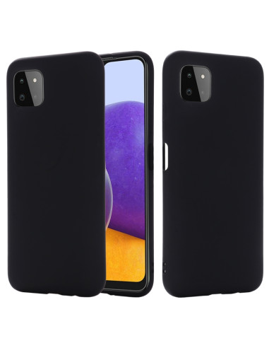 Cover Galaxy A22 5G Silicone Giallo Nero | Melacompro