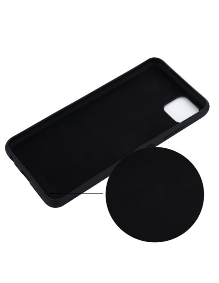 Cover Galaxy A22 5G Silicone Giallo Nero | Melacompro
