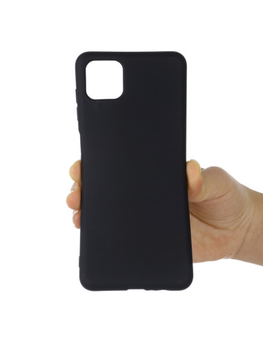 Cover Galaxy A22 5G Silicone Giallo Nero | Melacompro