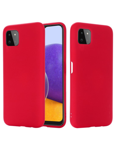 Cover Galaxy A22 5G Silicone Giallo Rosso | Melacompro