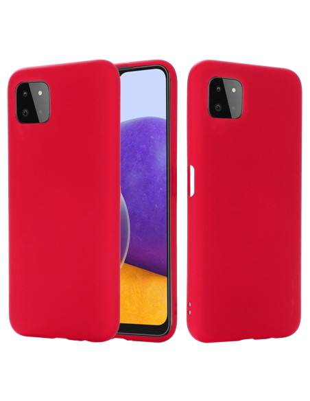 Cover Galaxy A22 5G Silicone Giallo Rosso | Melacompro