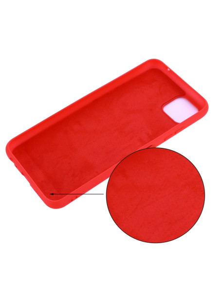 Cover Galaxy A22 5G Silicone Giallo Rosso | Melacompro