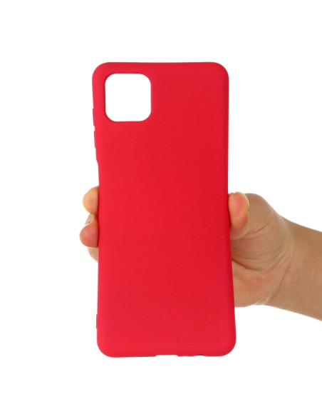 Cover Galaxy A22 5G Silicone Giallo Rosso | Melacompro