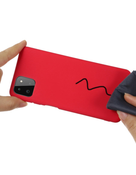 Cover Galaxy A22 5G Silicone Giallo Rosso | Melacompro