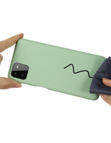 Cover Galaxy A22 5G Silicone Giallo Verde | Melacompro