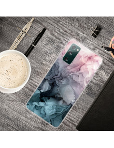 Cover Galaxy S20 FE TPU Antiurto Marmo Rosa