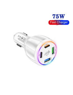 Caricabatterie Auto 75W 4 Porte USB-C | Melacompro 2