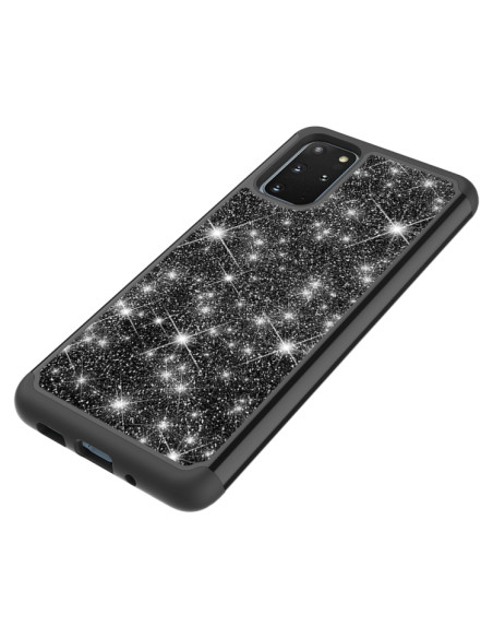 Cover Galaxy S20+ Silicone Arancione Nero | Melacompro