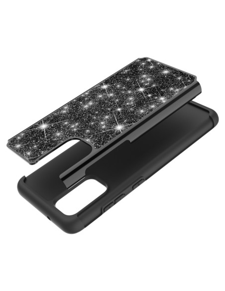 Cover Galaxy S20+ Silicone Arancione Nero | Melacompro