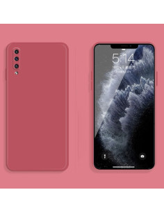 Cover Galaxy A50 Silicone Nero Rosso | Melacompro 2