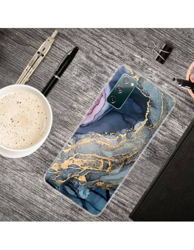 Cover Galaxy S20 FE TPU Marmo Oro | Melacompro