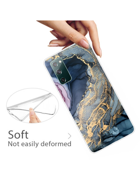 Cover Galaxy S20 FE TPU Marmo Oro | Melacompro