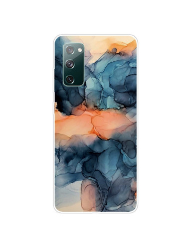 Cover Galaxy S20 FE TPU Astratto Blu | Melacompro