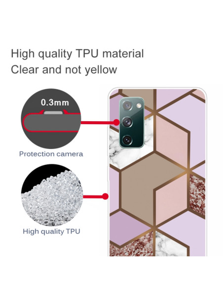 Cover Galaxy S20 FE TPU Marmo | Melacompro