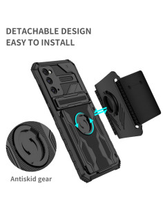 Cover Galaxy S20 FE Antiurto Rosa Nero | Melacompro 2