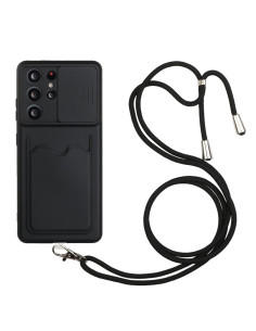 Cover Galaxy S21 Ultra TPU Marmo Blu Nero