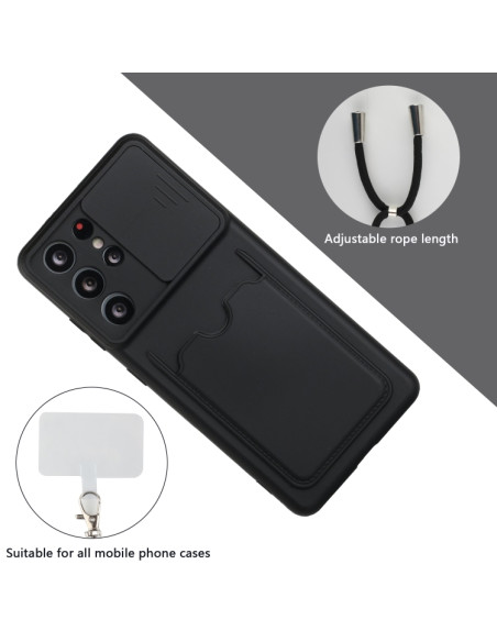 Cover Galaxy S21 Ultra Marmo Blu TPU Nero | Melacompro