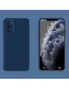 Cover Galaxy S20 Silicone Bianco Blu | Melacompro 2