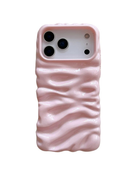 Cover iPhone 17 Pro Epoxy Acrylic TPU Rosa | Melacompro