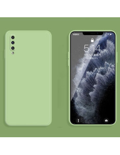 Cover Galaxy A50 Silicone Nero Matcha Verde | Melacompro 2