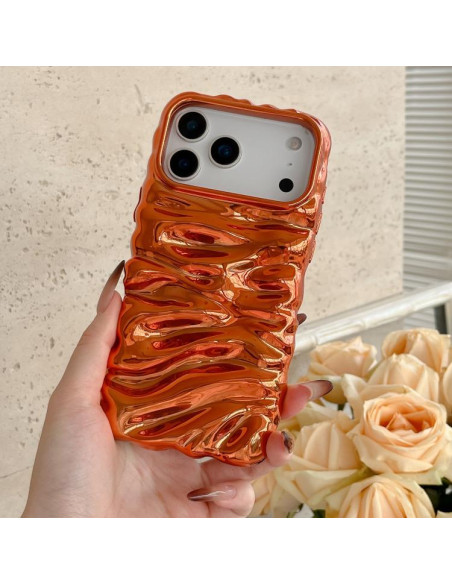 Cover iPhone 17 Pro Epoxy Acrylic TPU Rosa | Melacompro