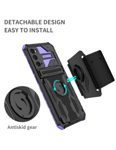 Cover Galaxy S20 FE Antiurto Rosa Viola | Melacompro 2