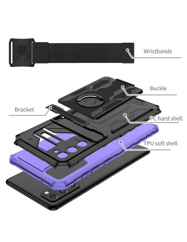 Cover Galaxy S20 FE Antiurto Rosa Viola | Melacompro