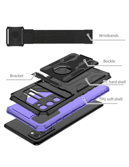 Cover Galaxy S20 FE Antiurto Rosa Viola | Melacompro