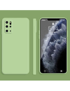 Cover Galaxy S20+ Silicone Viola Matcha Verde | Melacompro