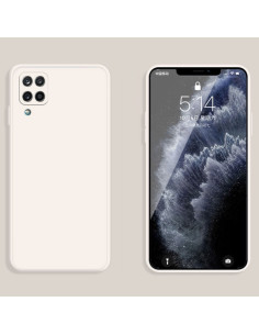 Cover Galaxy A12 5G Silicone Bianco | Melacompro 2