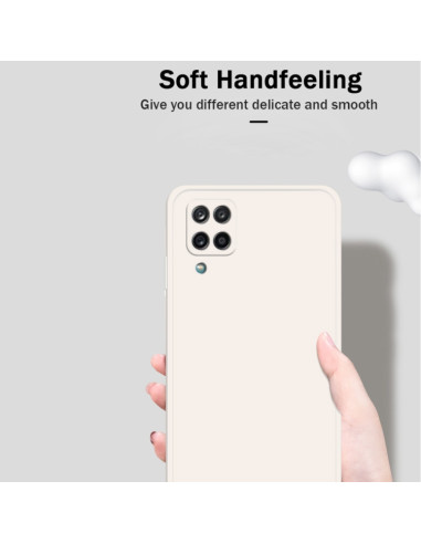 Cover Galaxy A12 5G Silicone Bianco | Melacompro
