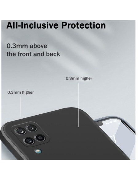 Cover Galaxy A12 5G Silicone Bianco | Melacompro