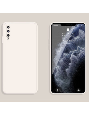 Cover Galaxy A50 Silicone Nero Bianco | Melacompro