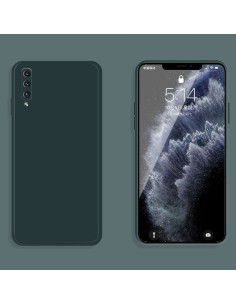 Cover Galaxy A50 Silicone Nero Dark Verde | Melacompro 2