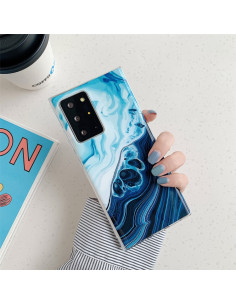 Cover Galaxy S20 Plus IMD TPU Onde Corallo Nero sd2