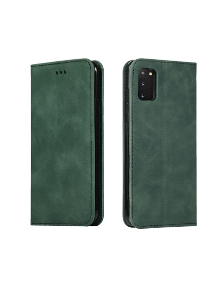 Cover Galaxy S20 Pelle PU Verde Magnetica Army Verde | Melacompro