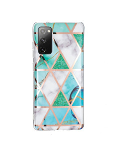 Cover Galaxy S20 FE TPU Viola Verde and Bianco | Melacompro 2