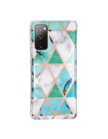 Cover Galaxy S20 FE TPU Viola Verde and Bianco | Melacompro