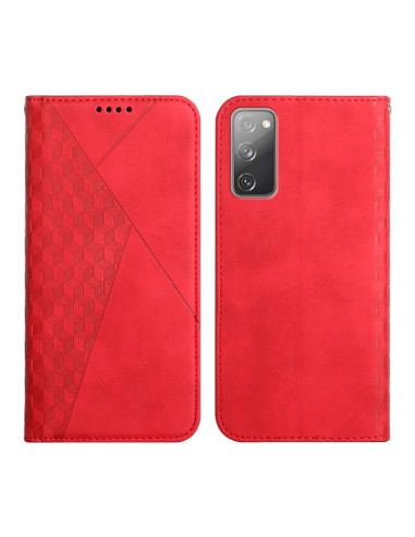 Cover Galaxy S20 FE Pelle Portafoglio Rosso | Melacompro
