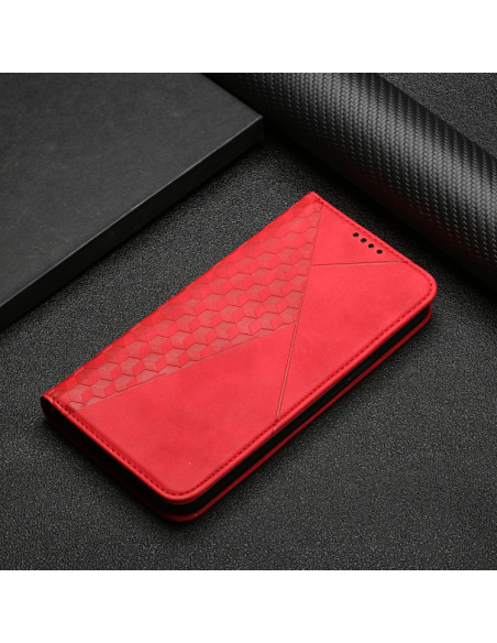 Cover Galaxy S20 FE Pelle Portafoglio Rosso | Melacompro