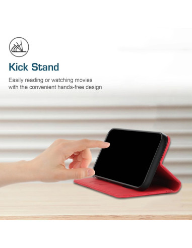 Cover Galaxy S20 FE Pelle Portafoglio Rosso | Melacompro