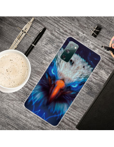 Cover Galaxy S20 FE TPU Antiurto Blu-ray Carving